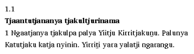 Image of text